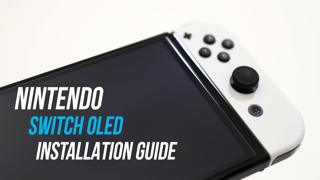 Nintendo Switch OLED Screen Protector Easy App Installation Guide