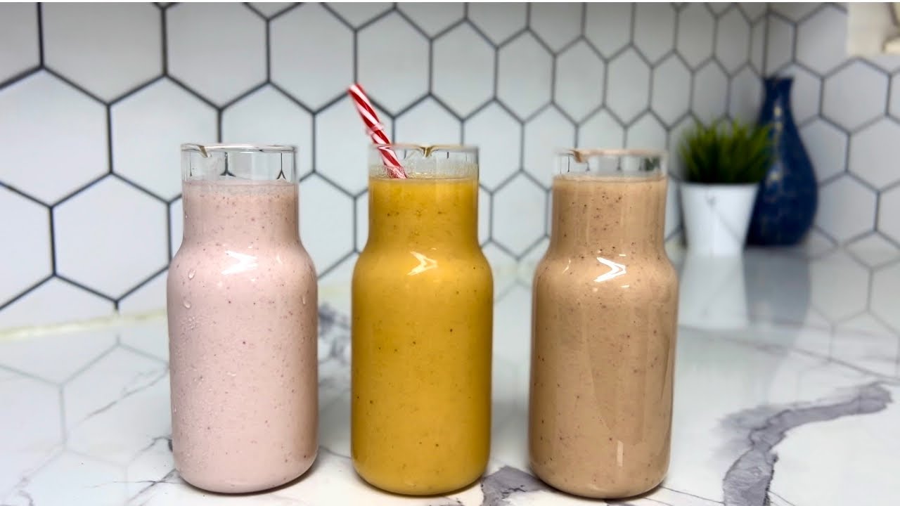 YOU NEED ONLY 3 INGREDIENTS FOR THESE 3 SMOOTHIES | DIARYOFAKITCHENLOVER 