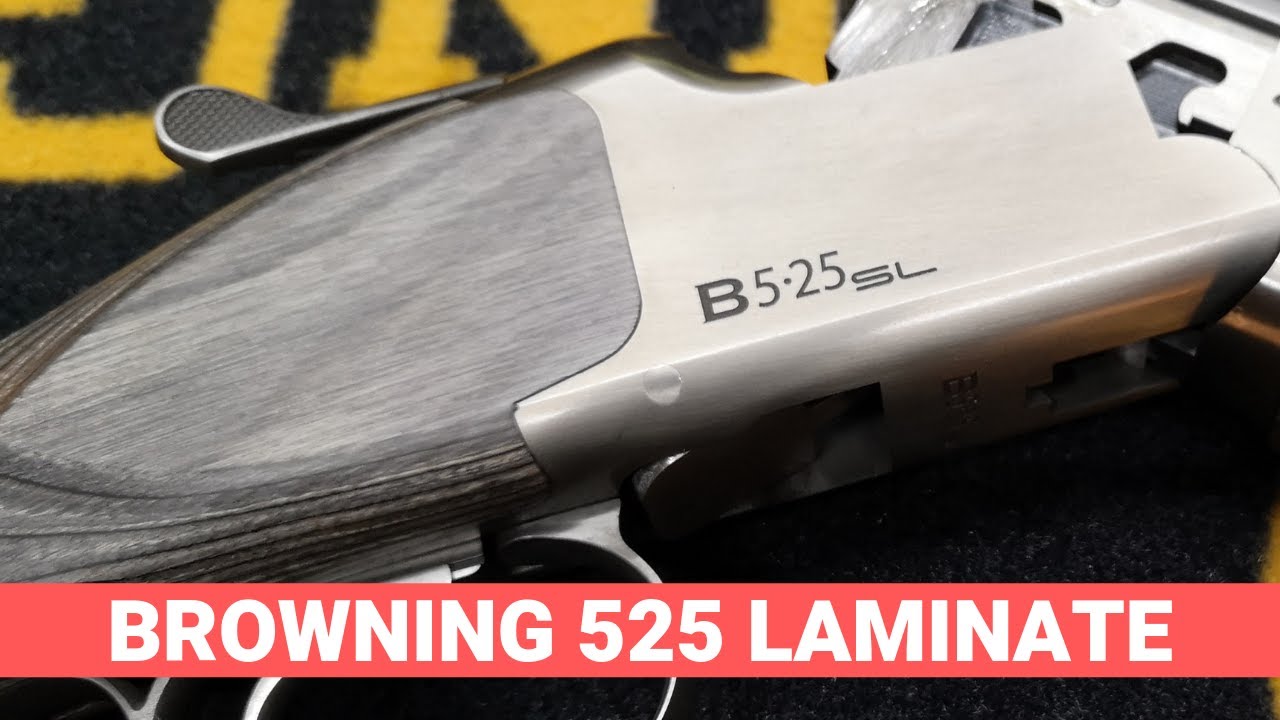 Browning B525 Laminate Shotgun - FIRST LOOK REVIEW - NEW 2019