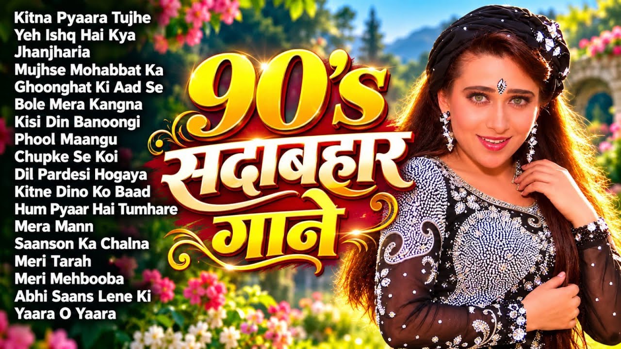 90&rsquo;S Old Hindi Songs💗 90s Love Song💛Udit Narayan, Alka Yagnik, Kumar Sanu, Sonu Nigam songs Hindi