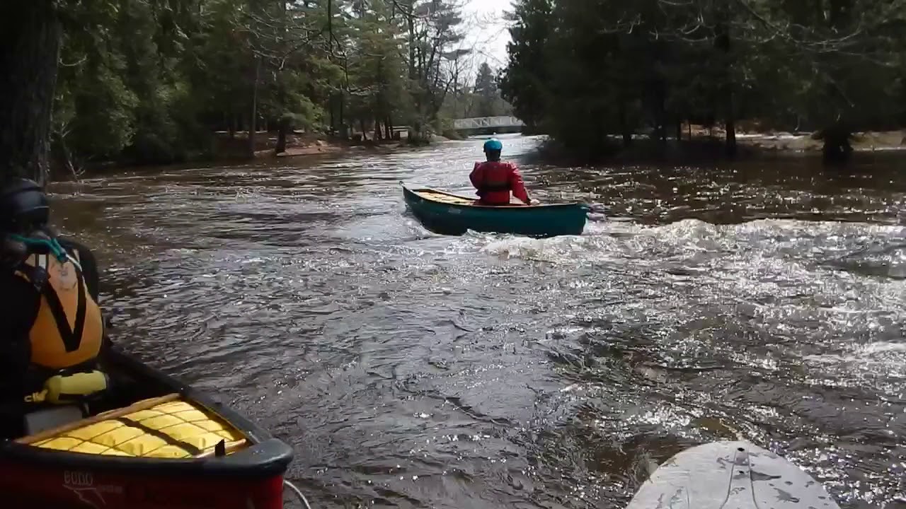 Canoeing Black River Washago Ont.