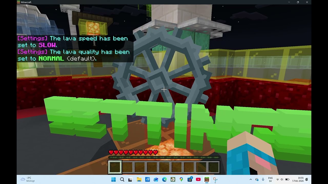 Lava rising gaming Minecraft