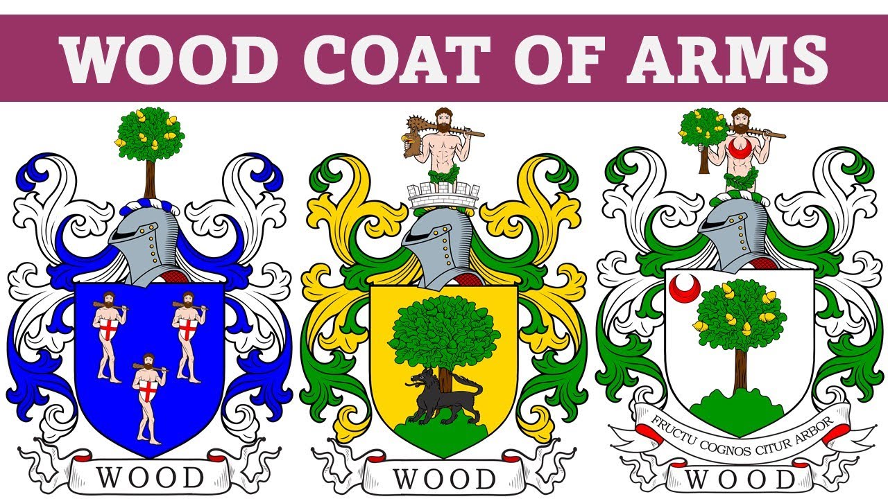Wood Coat of Arms & Family Crest - Symbols, Bearers, History