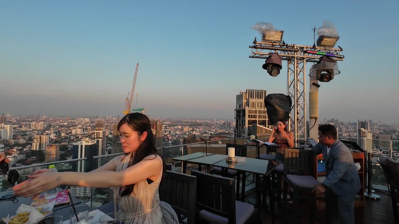 バンコク：Bangkok：マリオット：オクターブ：ルーフトップバー：