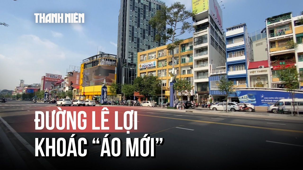 TP.HCM: Người dân phấn khởi khi đường Lê Lợi "khoác áo mới"