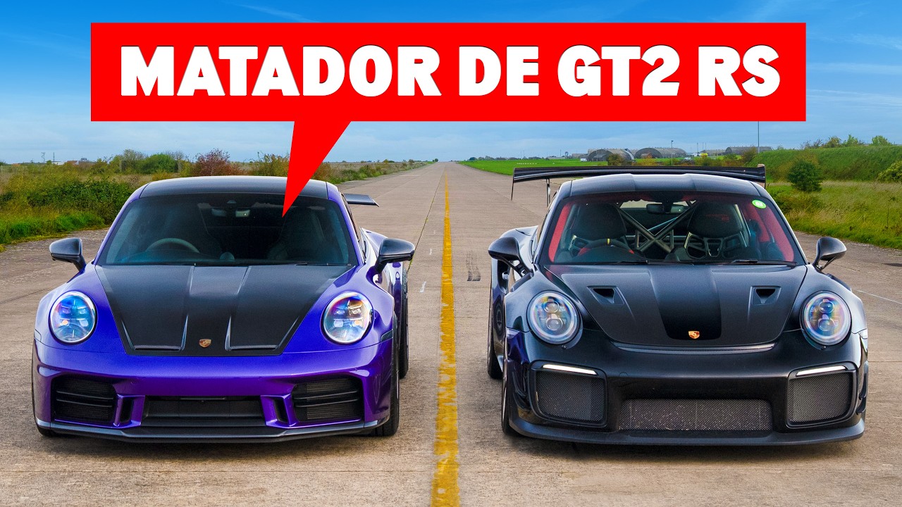 Porsche GT2 RS vs 911 Carrera TUNADO: CORRIDA DE ARRANCADA
