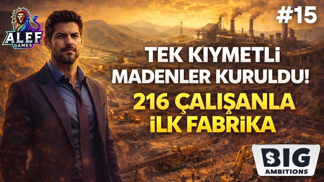 TEK KIYMETLİ MADENLER KURULDU! 216 ÇALIŞANLA İLK FABRİKA | Big Ambitions | Bölüm 15