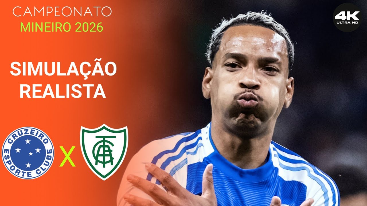 CRUZEIRO X AMERICA MG | CAMPEONATO MINEIRO 2026 | GOGOSZ PATCH 4K60FPS. | PES 2026