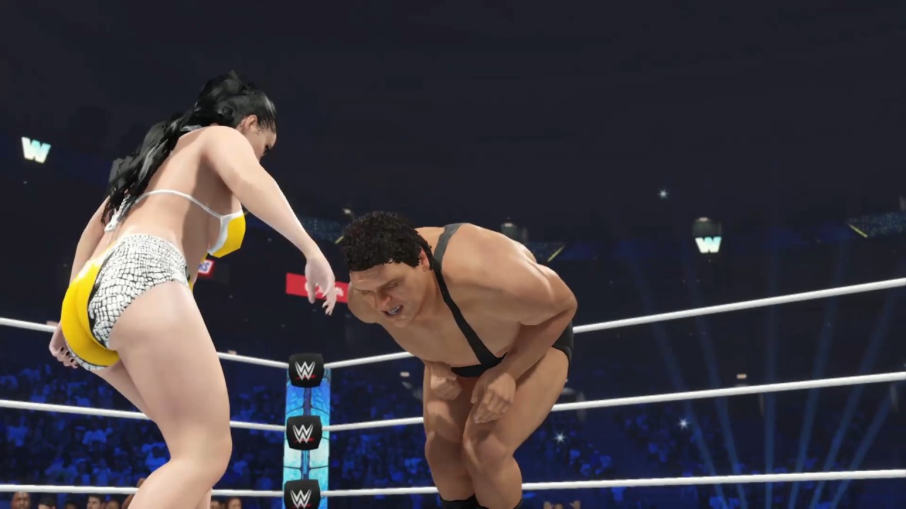 Andre The Giant VS Nikki Cross Big Fight In Wrestle Mania WWE #trending #viral #wwe #viralvideo