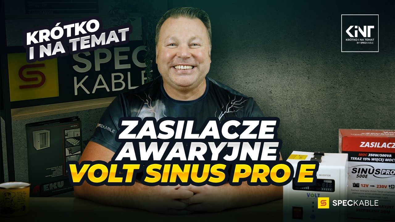 KR&Oacute;TKO I NA TEMAT #17 - Zasilacze awaryjne VOLT SINSUS PRO E
