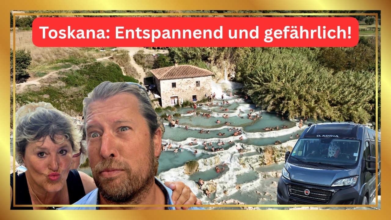 Gefahr in der Toskana: Nach der Erholung im Spa lauerte die Gefahr. Wir haben so ein Glück gehabt.