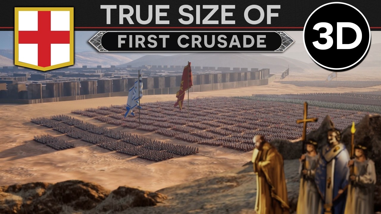 True Size of the First Crusade [1095] 3D DOCUMENTARY