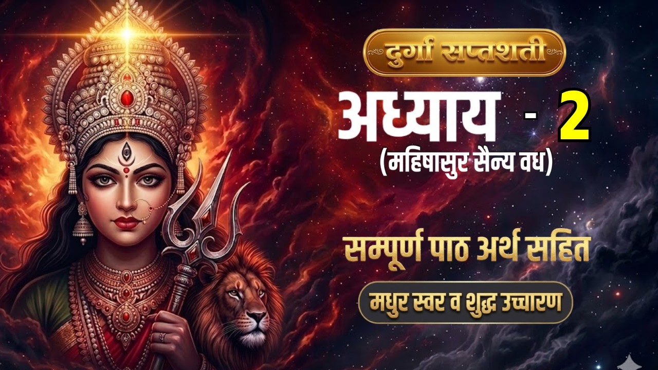 Durga Saptashati – Chapter 2 (सम्पूर्ण पाठ), Part 9/29 | Mahishasura Sena| चण्डी पाठ | Devi Mahatmya