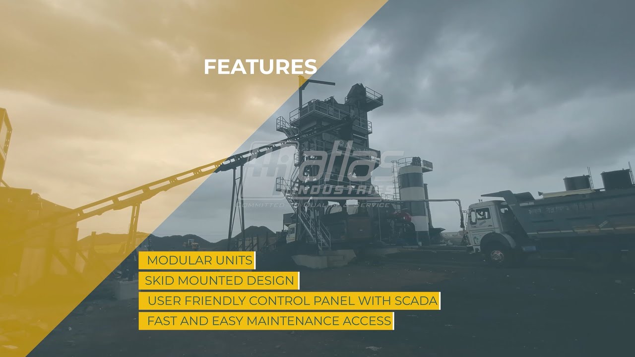 Hot mix plant process | Working of hot mix plant | 180 tph