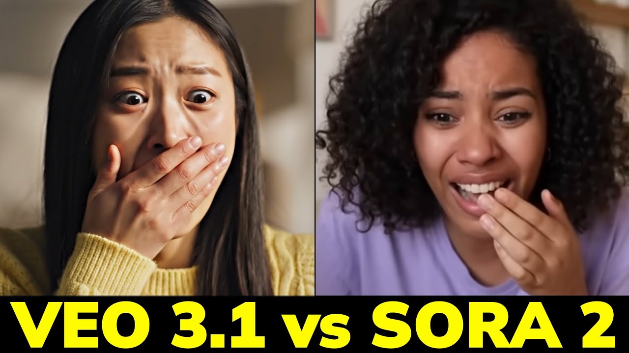 Google Veo 3.1 vs Sora 2 vs Kling vs Hailuo &ndash; najlepsza bitwa wideo AI!