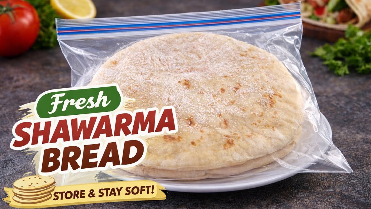Soft & Fluffy Shawarma Bread ❤ | No Oven | Perfect for Wraps | Ramadan Special Recipe