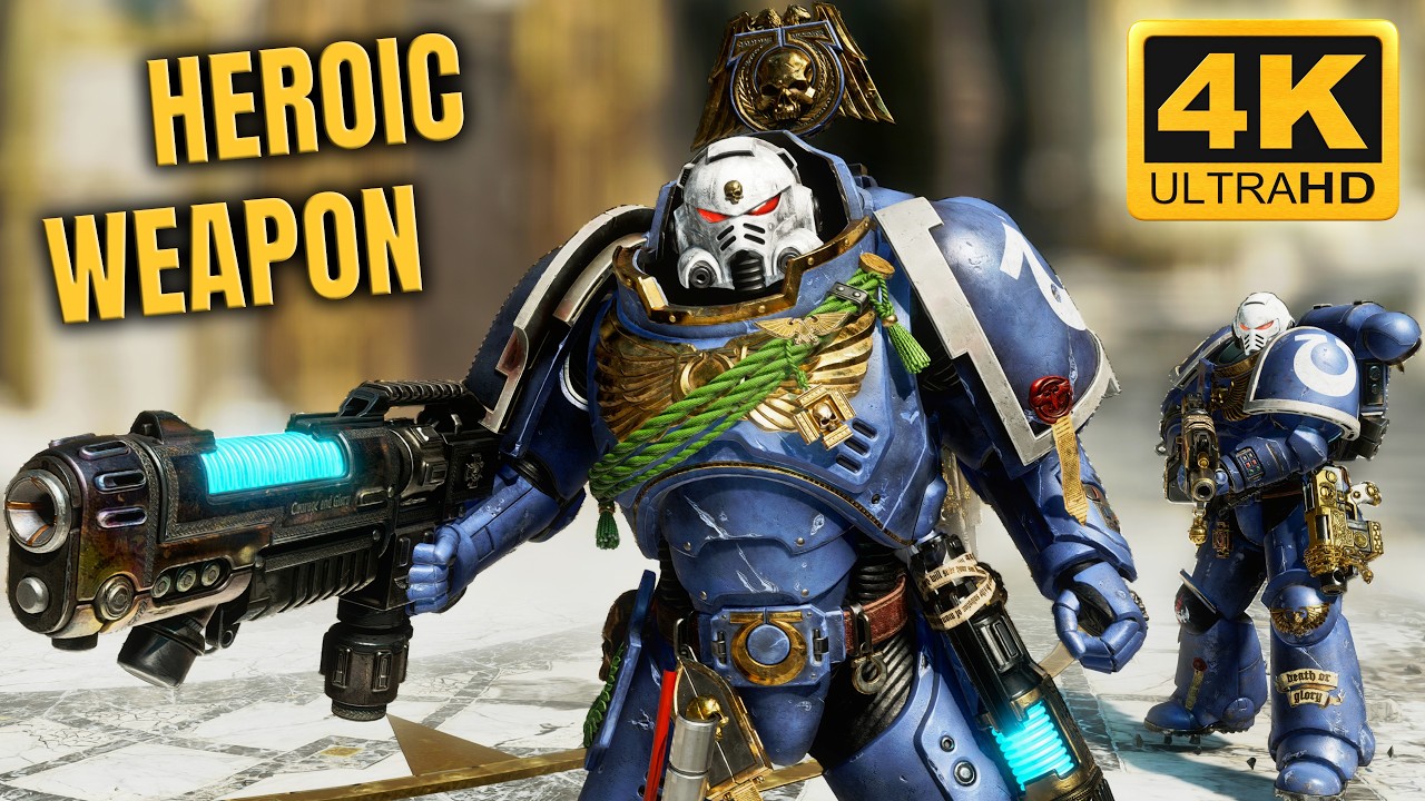 HEROIC HEAVY PLASMA INCINERATOR! First Company Ultramarines vs Tyranids | Space Marine 2 (4K)