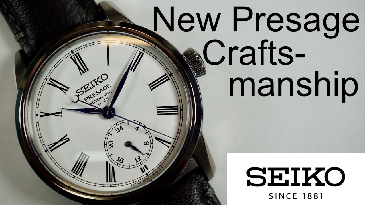 Seiko's New Presage Craftsmanship (Old School Goodness)