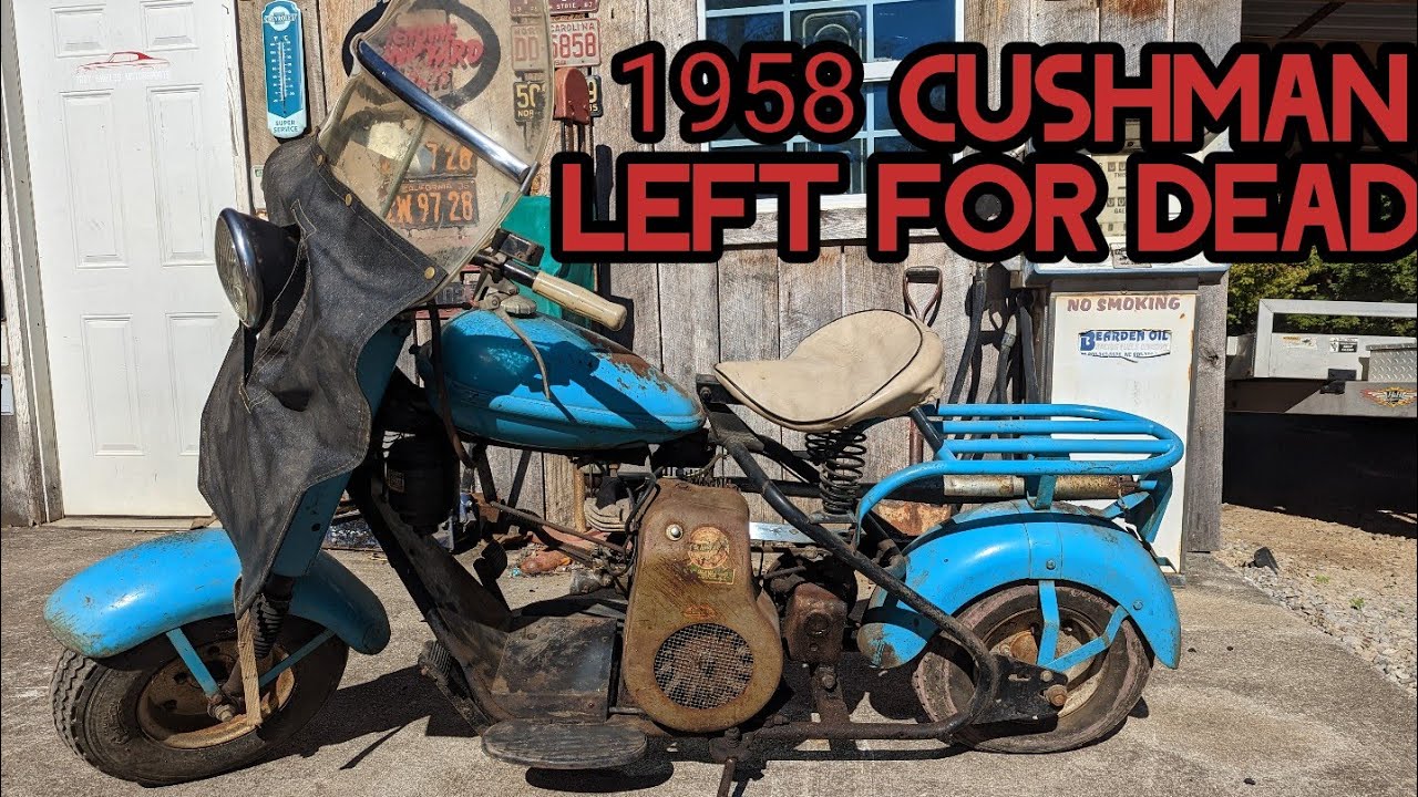 Cushman Eagle 1958 года, который был в парке на протяжении многих лет.