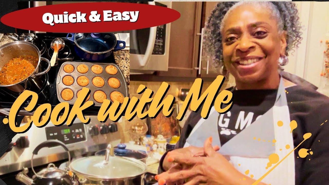 Cozy Chili Vegetable Soup & Cornbread | Cook With Me | Delicious and Easy #cooking