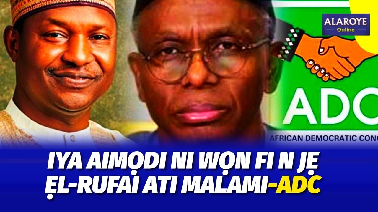 IJỌBA APC KAN N FIYA JẸ EL-RUFAI ATI MALAMI LASAN NI, WỌN KO ṢE NNKAN KAN FUN WỌN O - ADC