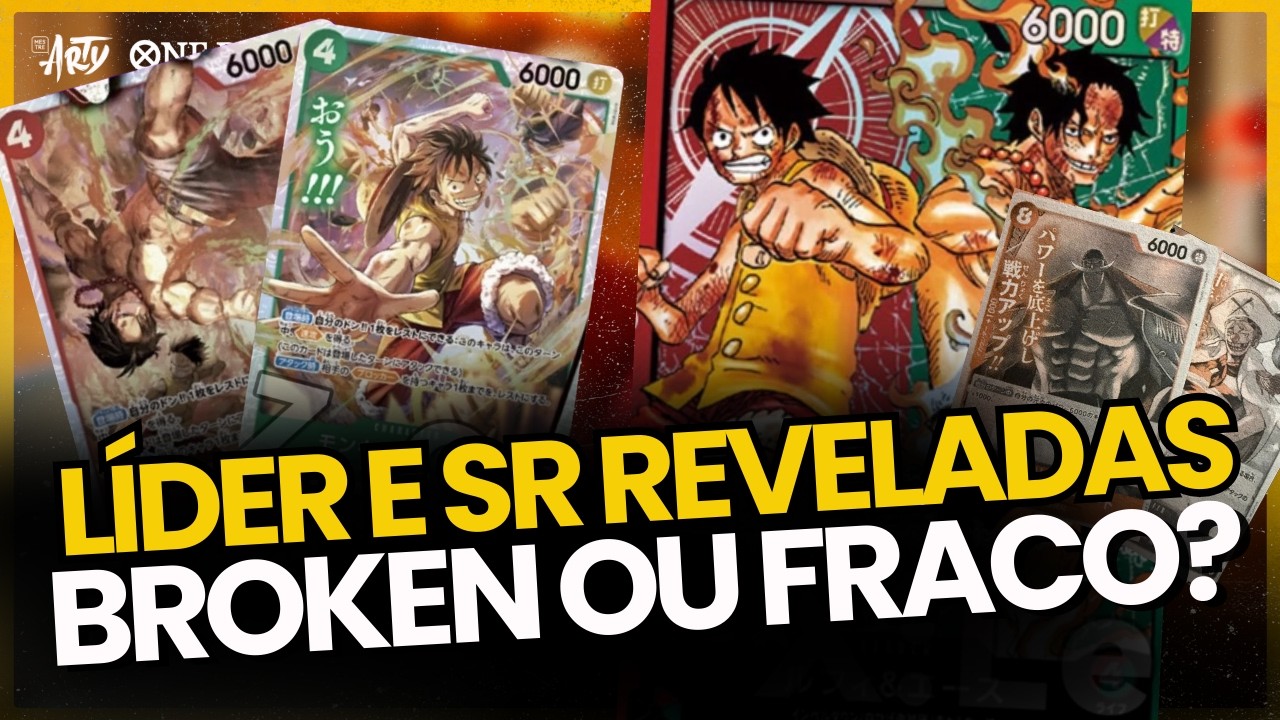 📰 Revelado Ace & Luffy ST-30 e Novas SRs no One Piece TCG