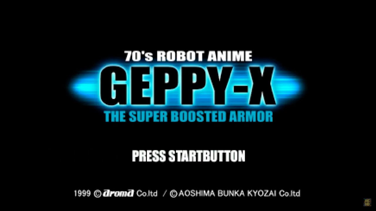 70s Robot Anime: Geppy-X - Sony Playstation (Vita TV 720p)