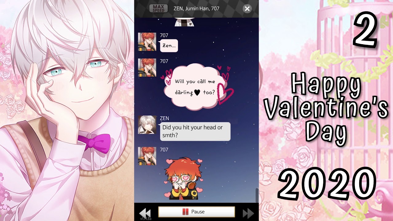 VALENTINE'S DAY ALL CHATS【MYSTIC MESSENGER】
