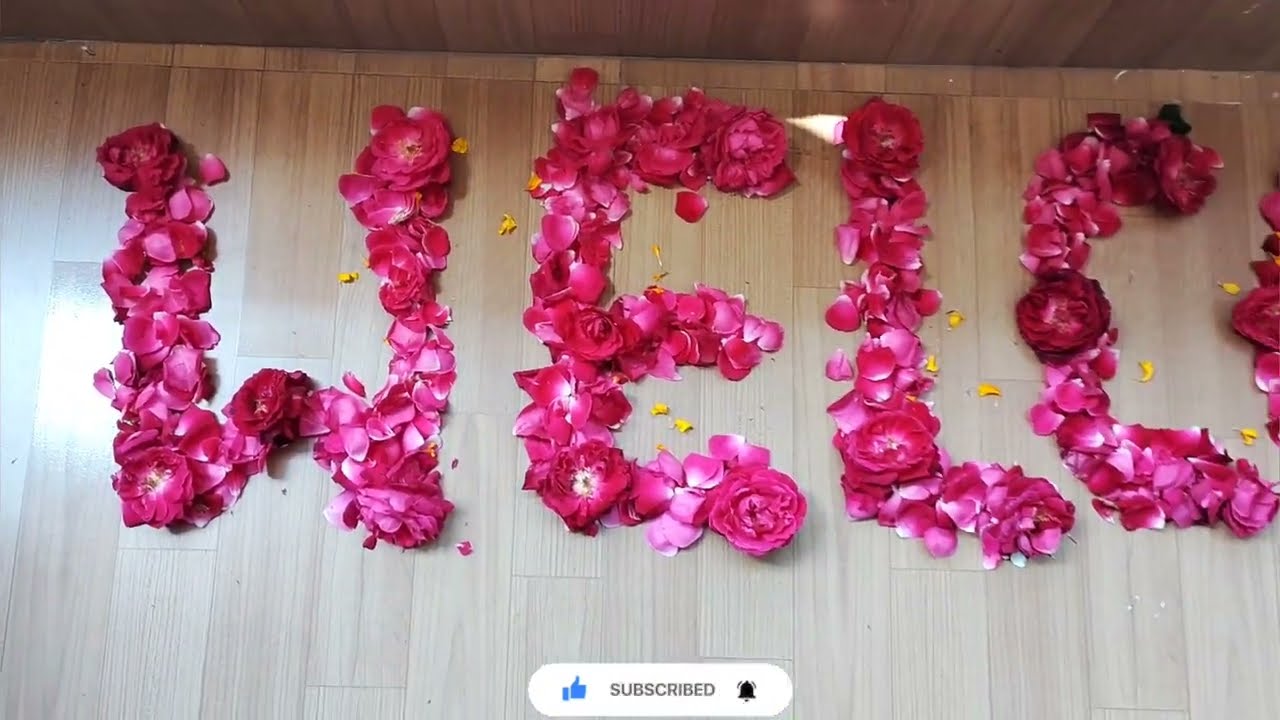 Welcome Decoration/ Welcome Ideas For Celebration / Flower Decoration