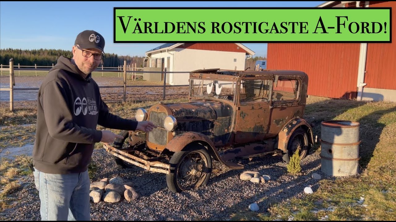 Världens rostigaste A-Ford ! Går den att rädda... ?