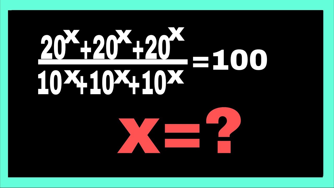 USA | Beautiful Algebra Olympiad Math Problem | Tricky USA Olympiad Question | Can You Solve It?