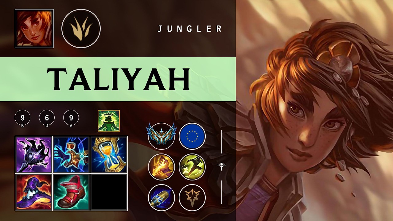 Taliyah Jungle vs Ekko - EUW Challenger Patch 26.06