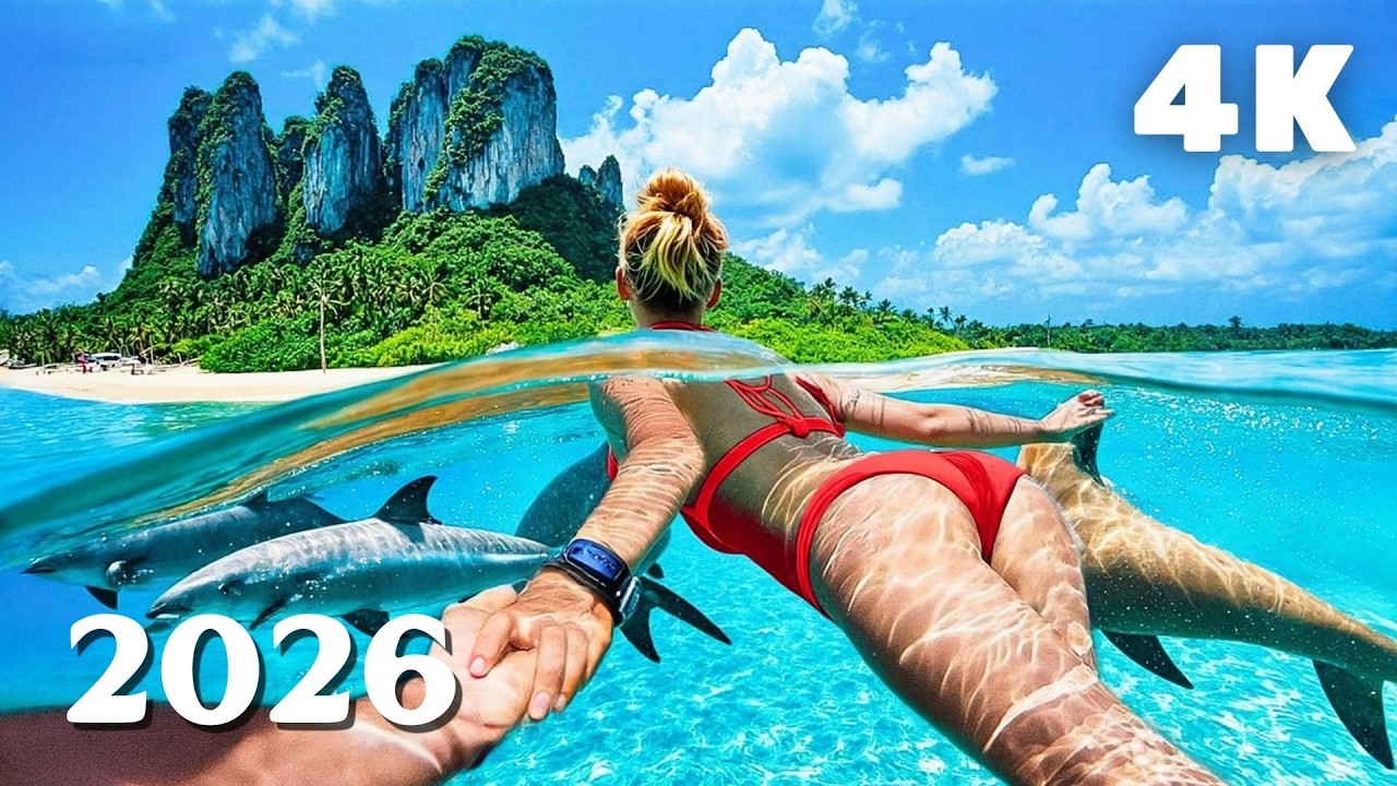 Tropical Deep House 2026🌴 Ocean Summer Chill Vibes in 4K UHD | Deep Zend