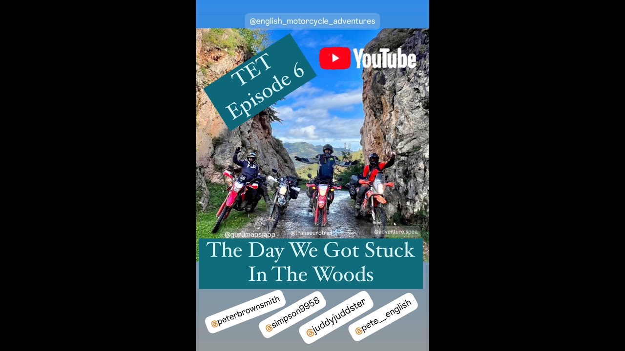 The day we got stuck in the woods on the Spanish Trans euro Trail