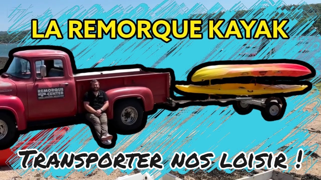 Flo et Nico SUNWAY porte Kayak | Remorque Center