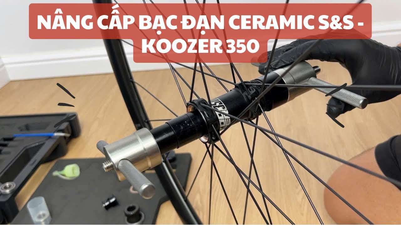 Nâng Cấp Bạc Đạn CERAMIC S&S Cho HUB Xe Đạp Đua  KOOZER 350 24H