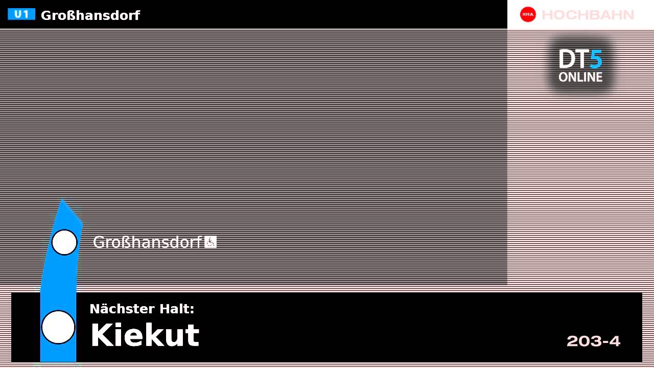 Ansage für Kiekut (U1)