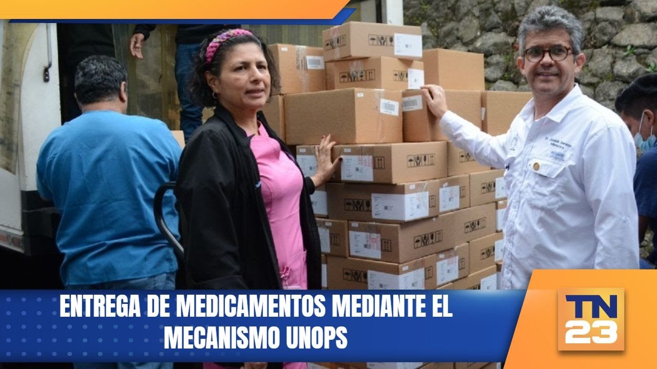 Entrega de medicamentos mediante el mecanismo UNOPS
