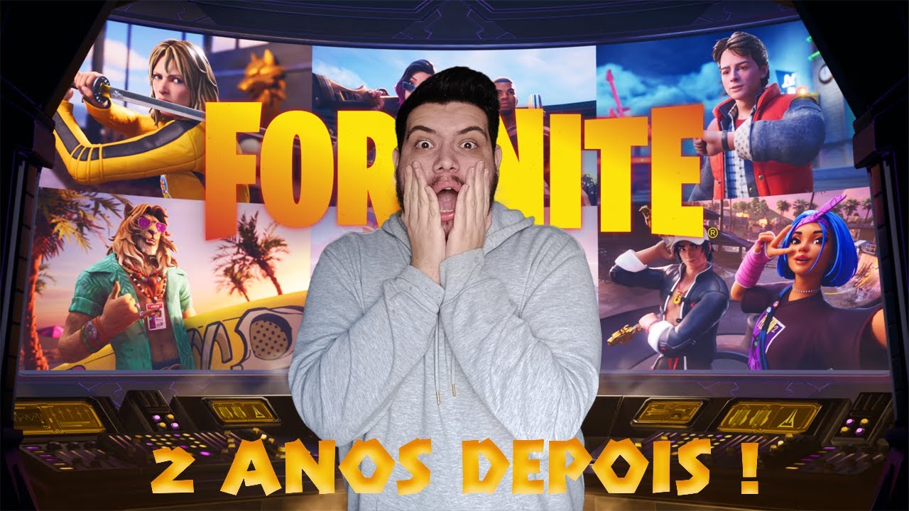VOLTEIO AO FORTNITE DEPOIS DE 2 ANOS !!