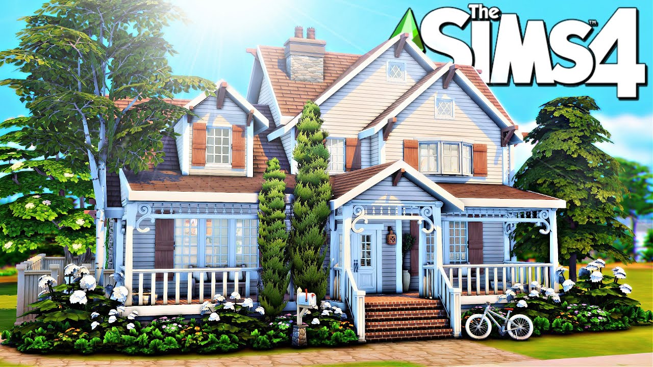 A Cosy Family Home || The Sims 4 Speed Build