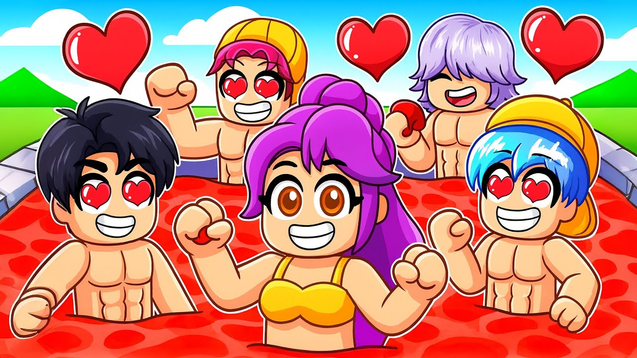 All BOYS are in LOVE with RUMI at the POOL PARTY! (Kpop Demon Hunters)