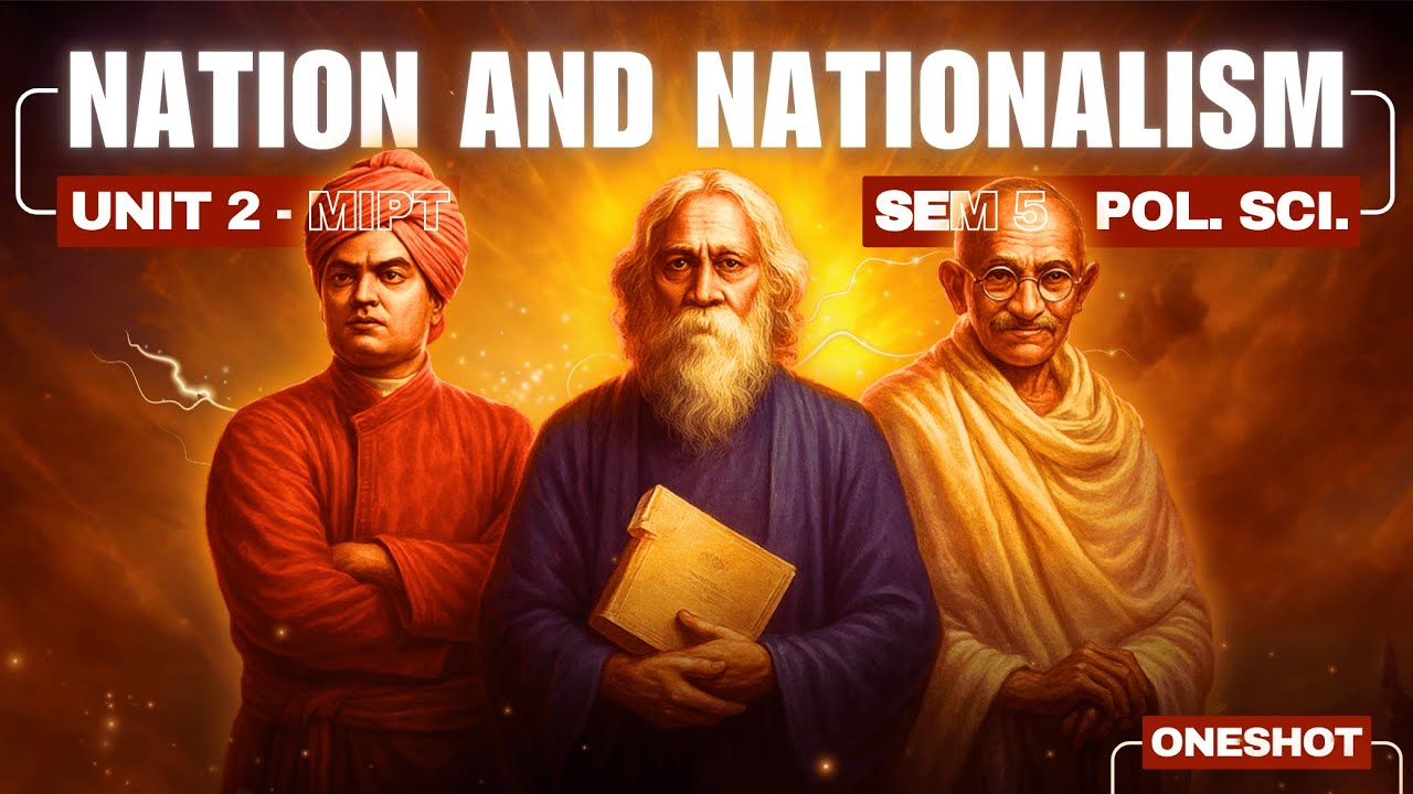 MIPT 2 | Swami Vivekananda | Rabindranath Tagore | Mahatma Gandhi | Modern Indian Political Thought