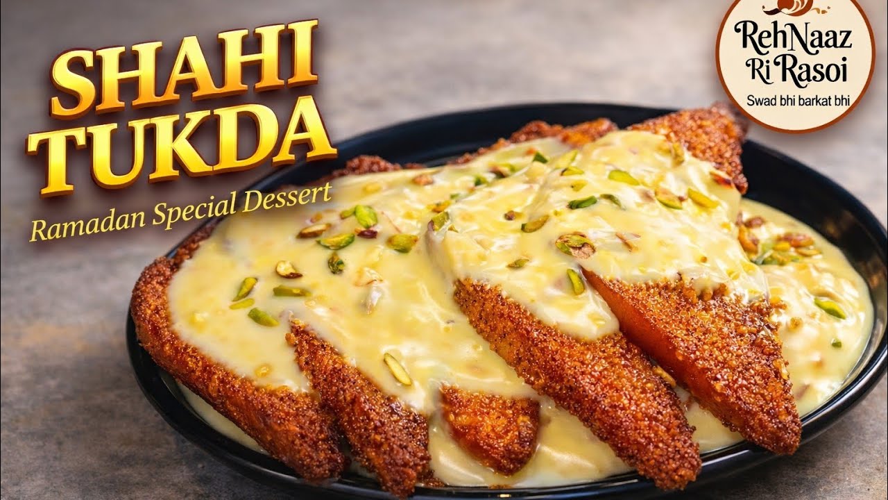 Shahi Tukda Recipe | Ramadan Special Dessert | Bakery Style Shahi Tukra | Easy Iftar Sweet Recipe❤️