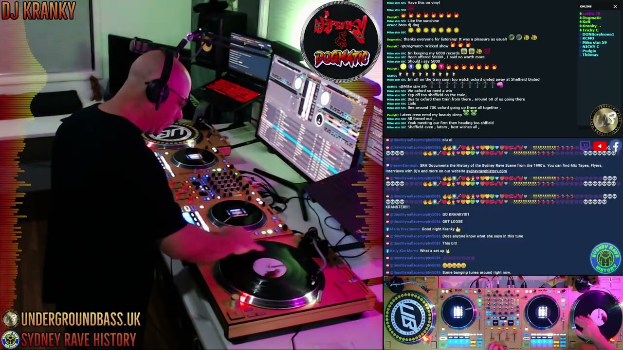 DJ Kranky Hardcore Breaks/Rave/Jungle/DNB LIVE on Underground Bass & Sydney Rave History 03/02/2026