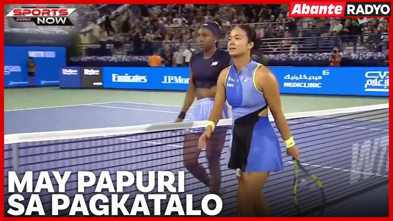 Coco Gauff pinuri enerhiyang binigay ni Alex Eala sa Dubai Championships | SPORTS NOW