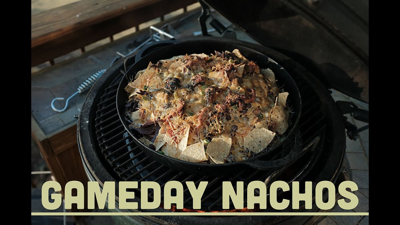 The BEST Tasting Smoked Nachos for Gameday!