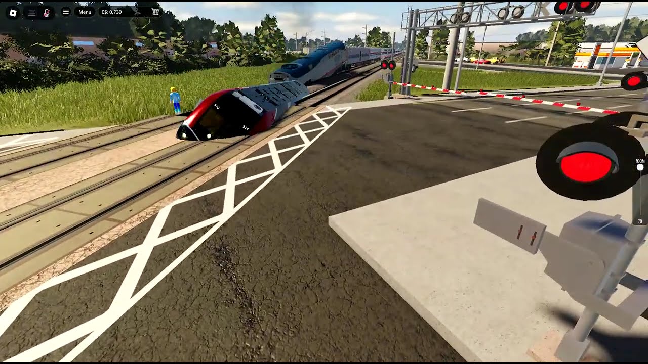 just had a colision with another train. rail sim universe roblox