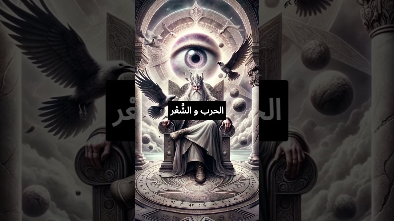 #أودين، الإله الذي ضحى وتجاوز الحدود من أجل المعرفة.  #رحلة_أودين #آلهة_النورديين #فيديوReel
