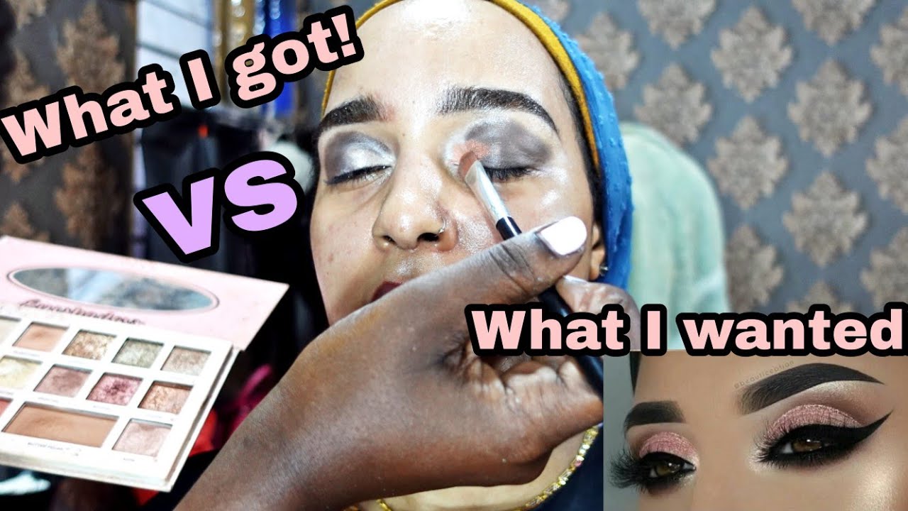 The muddy eye look 😩 cropped lips🤚🤚. Just NO| #saifabeauty