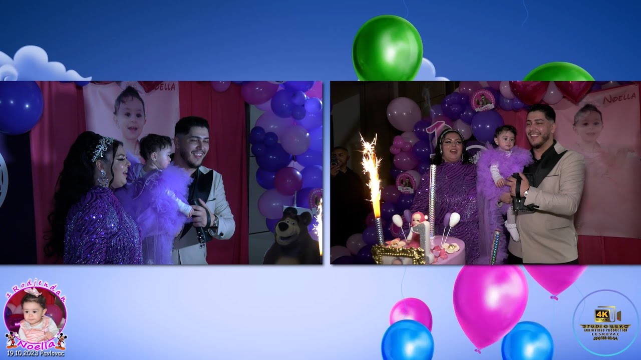 1RODJENDAN NOELLA 19.10.2023 PART3 PAVLOVAC STUDIO BEKO 4K LESKOVAC
